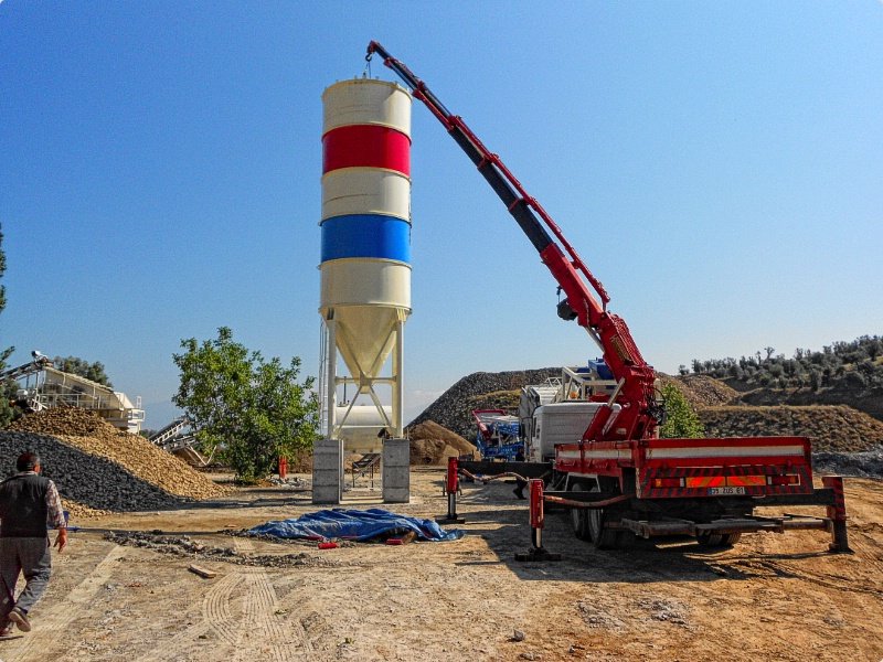 bademli barajı vinç